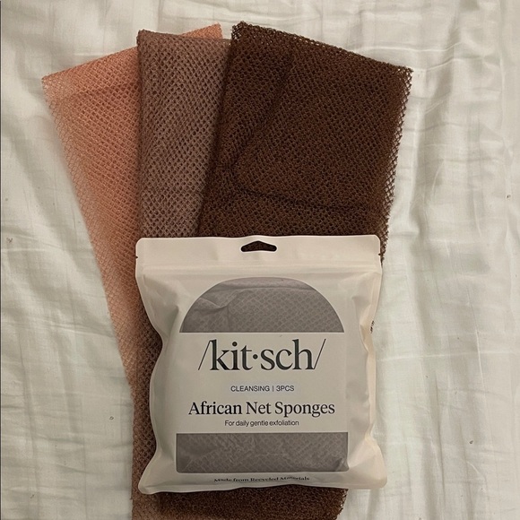 Kitsch Other - Kitsch Exfoliating Net Sponges - Pink and Brown